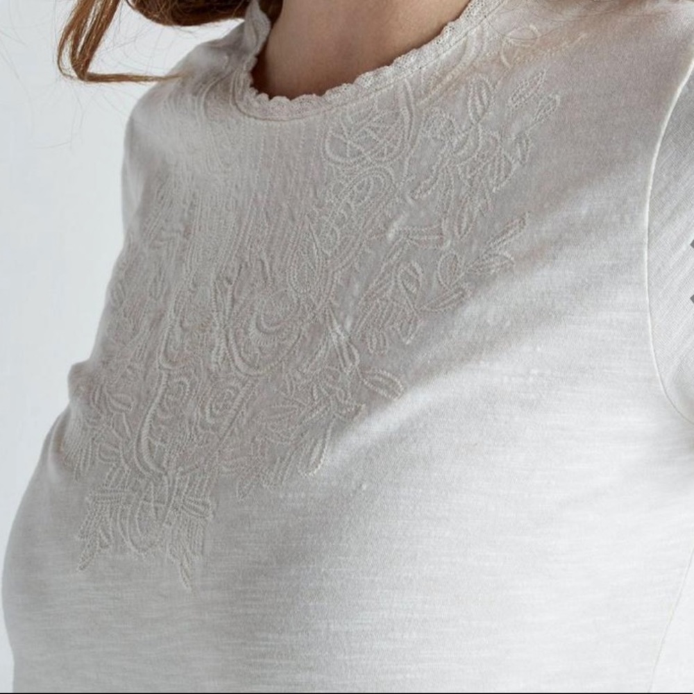 1 LEFT! NEW embroidered top - Lucky Brand - Picture 2 of 8